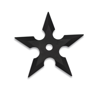 Shuriken Etoile Caoutchouc Entraînement 11.50 cm