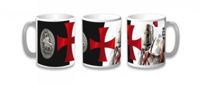 Tasse Céramique Templiers Grande Croix (M3)