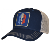 Casquette Spartan Tricolore Bleu Marine et Tan (SUCA009)