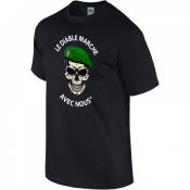 Tee-Shirt Diable Marche avec Nous Noir (46)