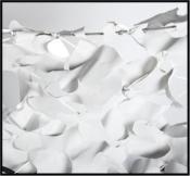 Filet Camouflage Broadleaf Shade Sail Blanc 4m x 4m