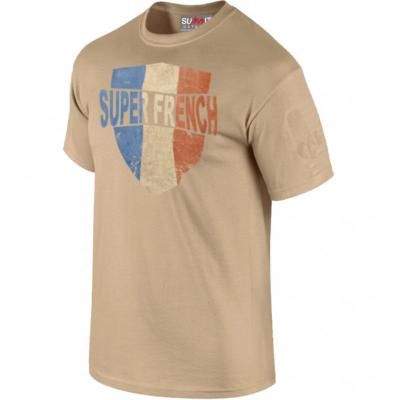 Tee-Shirt Ecusson Superfrench Tan (SUT020T)