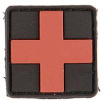 Patch 3D First Aid PVC avec Velcro au dos P.M.(1)