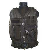 Gilet USMC Tactique Noir avec ceinture