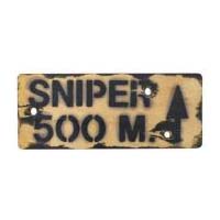 Décoration Murale Bois "SNIPER 500 M" 