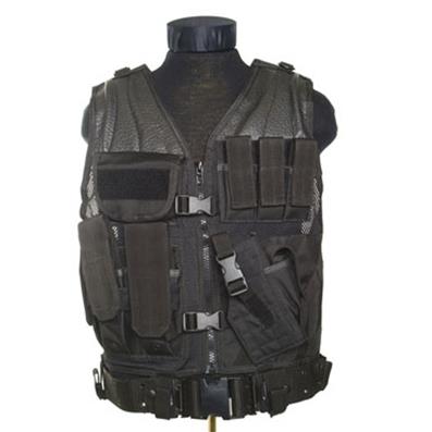 Gilet USMC Tactique Noir avec ceinture