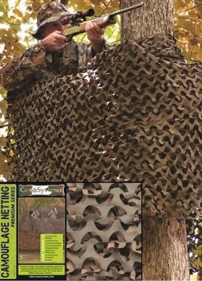 Filet camouflage Basic Light WOODLAND 1,20 x 3m