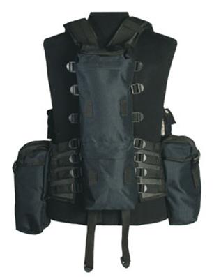 Gilet Tactical 12 Poches Noir