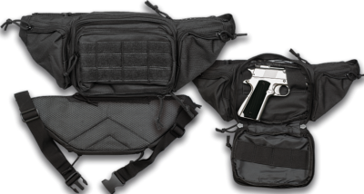 Sac Banane Noir pour Pistolet Port Discret (55)