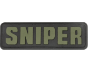 Patch Tactique Sniper en PVC avec Velcro au dos (28)
