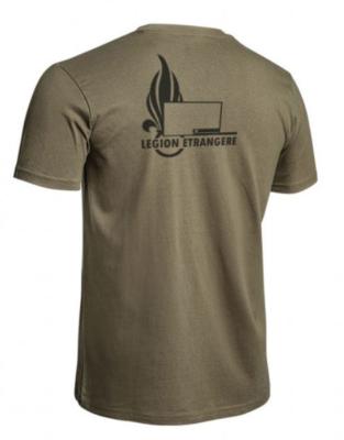 Tee-Shirt Strong Légion étrangère vert olive