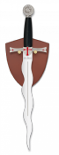 Dague Templière Vieillie Argentée Panoplie (32203)