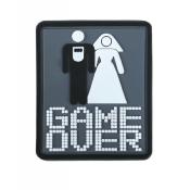 Patch Tactique Game Over en PVC avec Velcro au dos (33)