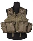 Gilet Tactical Modular System 8 poches Molle Kaki