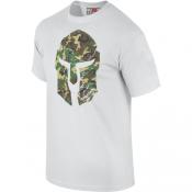Tee-Shirt Spartan Woodland Blanc (SUT019B)