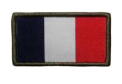 Patch Drapeau Français Brodé Haute Visibilté