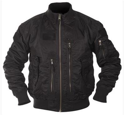 US Tactical Flight Jacket Noir