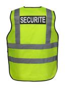 Gilet Sécurité Jaune Multipoches Haute Visibilité