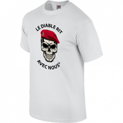 Tee-Shirt Diable Rit avec Nous Colo Blanc (41)