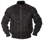 US Tactical Flight Jacket Noir