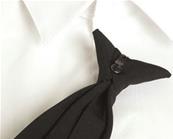 Cravate SECURITE avec pince noire