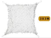 Filet Camouflage Broadleaf Shade Sail Blanc 3m x 3m