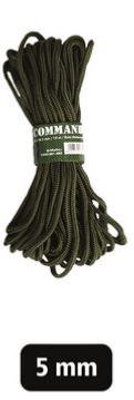 Corde Commando 5mm x 15m Noire