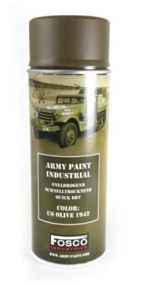 Bombe de Peinture Militaire 400 ml US Olive