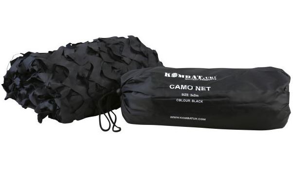 Filet camouflage Camo Net NOIR 3m x 2m