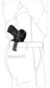 Holster Ambidextre Inside Cordura IA265 Noir (H7S)