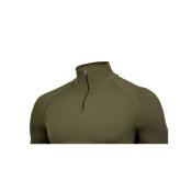 Sweat-Shirt Col Zippé Extrême Line Vert OD