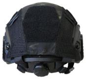 Casque Fast Helmet Noir + Couvre-Casque BTP Black