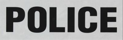 Bande Rétroréfléchissante Police 10 x 3 cm Dos Autoagrippant