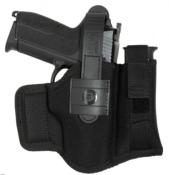 Holster Universel Ambidextre Cordura FB2 avec porte-chargeur Noir (H4)