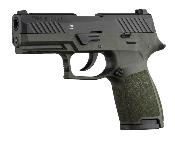 Pistolet Sig Sauer P320 OD/NOIR 9mm PAK Blanc et Gaz