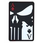 Patch Tactique Ace of Spades en PVC avec Velcro au dos (32)