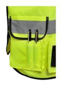 Gilet Sécurité Jaune Multipoches Haute Visibilité