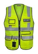 Gilet Sécurité Jaune Multipoches Haute Visibilité