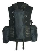 Gilet Tactical 12 Poches Noir