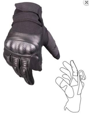 GANTS TACTICAL GEN.II CUIR NOIR (T5)