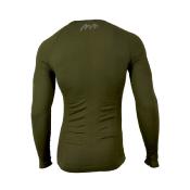 Tee-Shirt Technical Manches Longues Col Rond Kaki